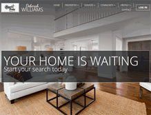Tablet Screenshot of deborahwilliams.agentprosrealty.com
